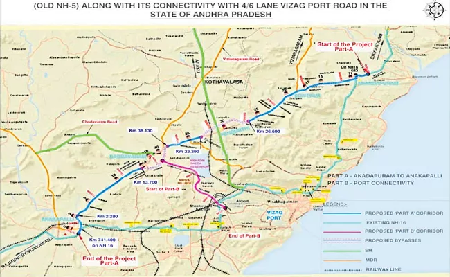 Check to Visakha traffic problems with Mini fly overs - Sakshi