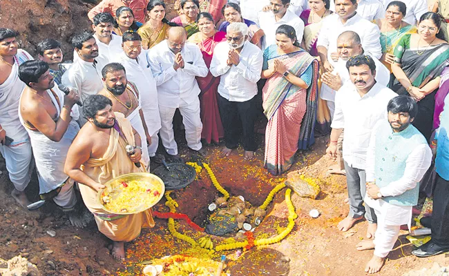 YV Subbareddy On Bhogapuram Airport foundation stone - Sakshi