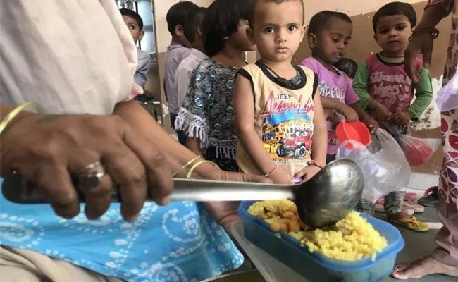 Nutritious Snacks For Children In Telangana Anganwadi Schools - Sakshi