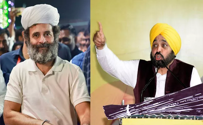 Bhagwant Mann Hits Back At Rahul For Blamming AAP In Gujarat Loss - Sakshi