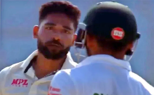 Mohammed-Siraj Sledges Najmul Hossain Shanto-Reaction Became Viral - Sakshi