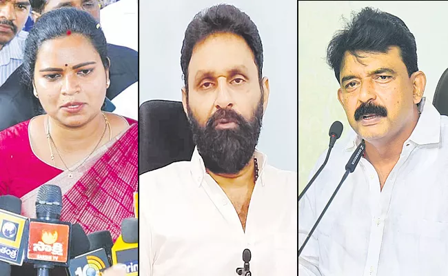 Ministers and MLAs of YSRCP fires on TDP and Chandrababu - Sakshi