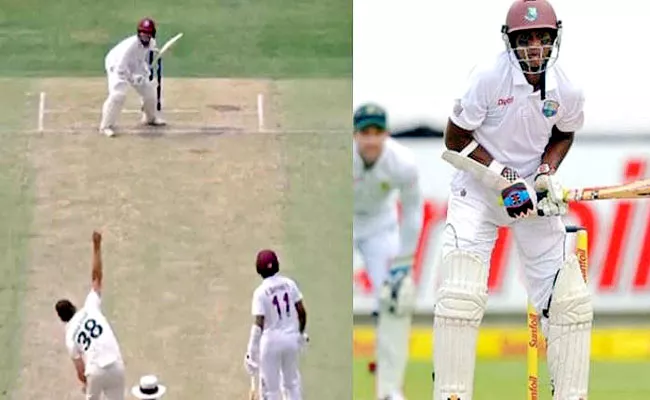 Tagenarine Chanderpaul Batting Similar His Father Shivnarine Chanderpaul - Sakshi