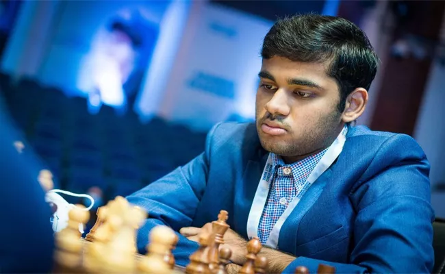 Arjun Erigaisi finishes second In Tata Steel India 2022 Rapid chess tourney - Sakshi