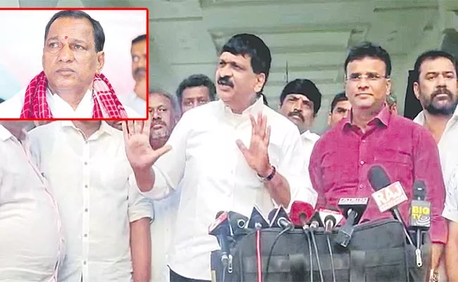 BRS Party Leaders Full Serious On Minister Malla Reddy - Sakshi