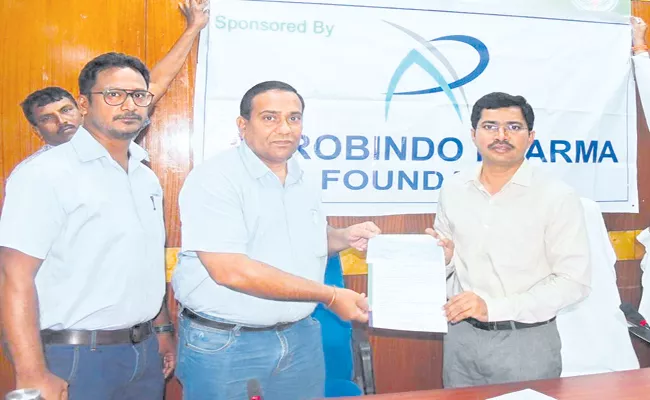 Aurobindo Pharma Donation For Tuberculosis Victims - Sakshi