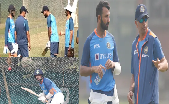 Ind Vs Ban: Kohli Misses Rahul Rishabh Gets Special Attention Practice - Sakshi