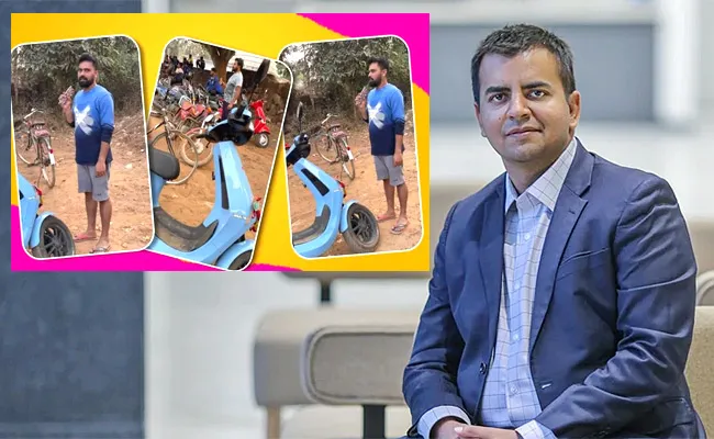 Ola Electric Scooter Used For Cricket Commentary, Bhavish Aggarwal Tweet Viral - Sakshi