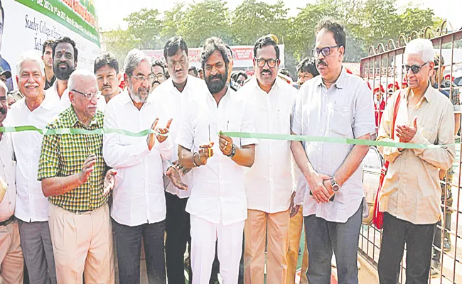 Minister Srinivas Goud Begins National Book Fair Fest In Hyderabad - Sakshi