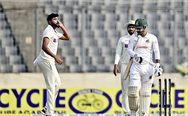 Bangladesh All-out For 231 Runs Team India Target 145 Runs 2nd Test - Sakshi