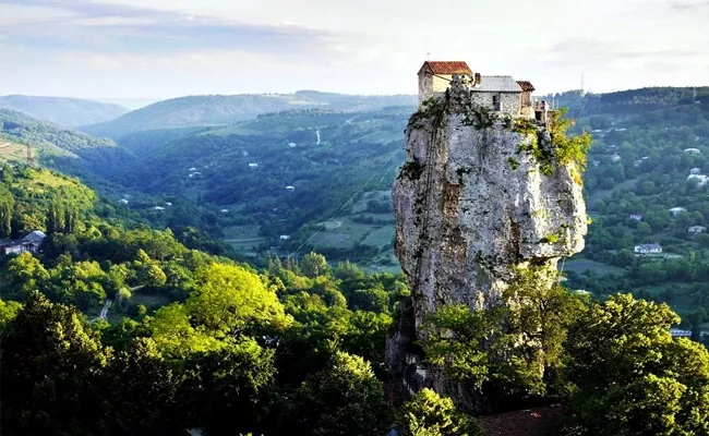 Interesting Story About Katskhi Pillar, Georgia Full Details Here - Sakshi