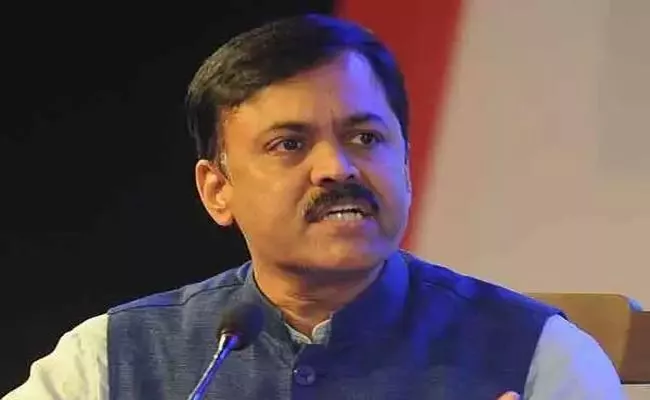 BJP MP GVL Narasimha Rao Criticized Chandrababu Naidu Behavior - Sakshi