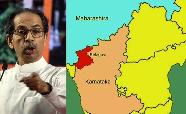 Uddhav Thackeray Demands Centre Maharashtra Karnataka border UT - Sakshi