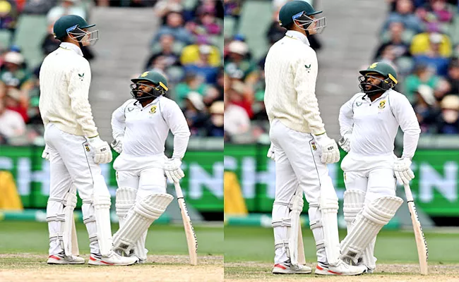 SA Captain Temba Bavuma-Marco Jansen Funny Photo Viral Social Media - Sakshi