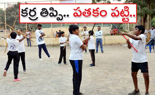 Vijayawada: Karra Samu Gains Popularity as More Children Develop Interest - Sakshi