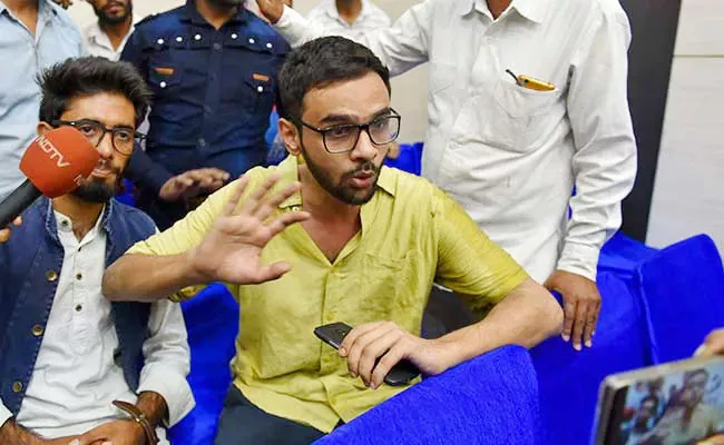 Umar Khalid Discharged In Stone Throwing Case Linked To Delhi Riots - Sakshi