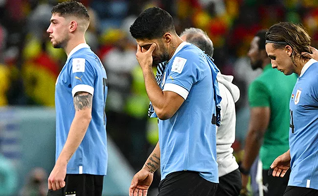 FIFA WC 2022: Uruguay Beat Ghana But Fail To Qualify For Last 16 - Sakshi