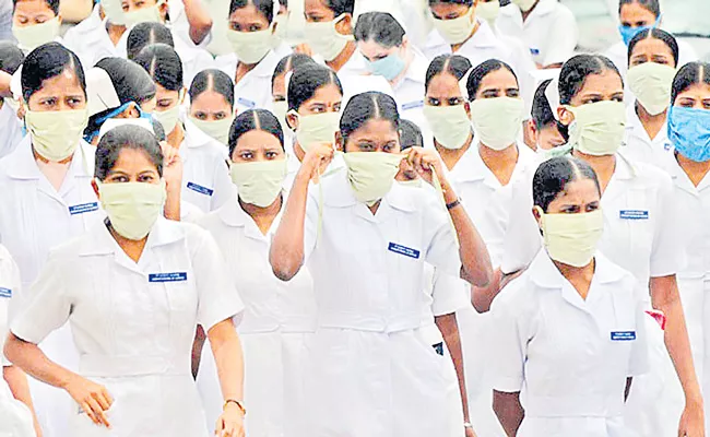 MHSRB Notifies 5204 Posts Of Staff Nurse Posts in Telangana - Sakshi