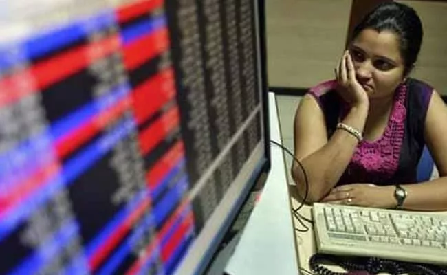 Nifty ends around 18,100, Sensex falls 293 points - Sakshi