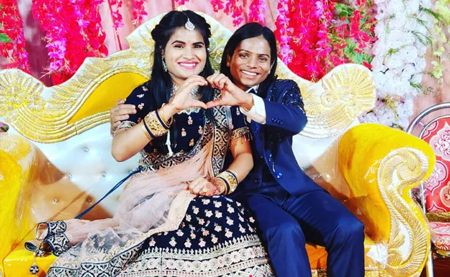 Rumours Indian Athlete Dutee Chand Married Her Girlfriend Monalisa - Sakshi