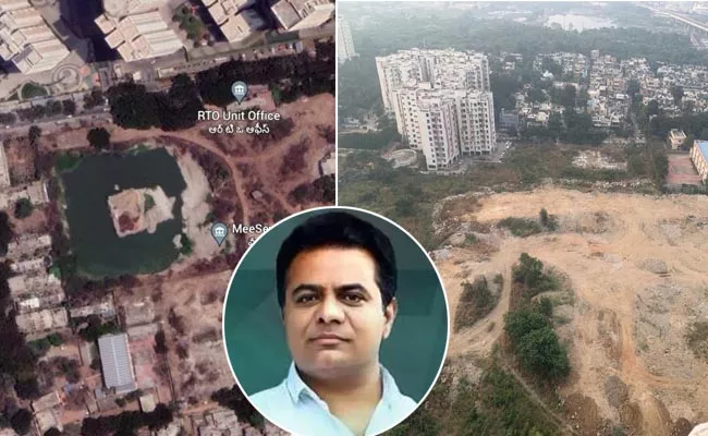 Kukatpally Man Wrong Tweet To KTR About Lake Missing - Sakshi