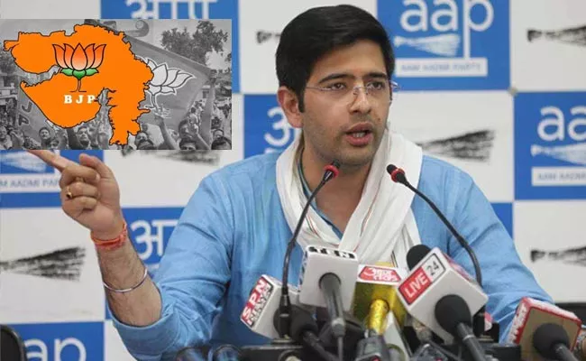 Always Favour BJP AAP Raghav Chadha Hits Back - Sakshi