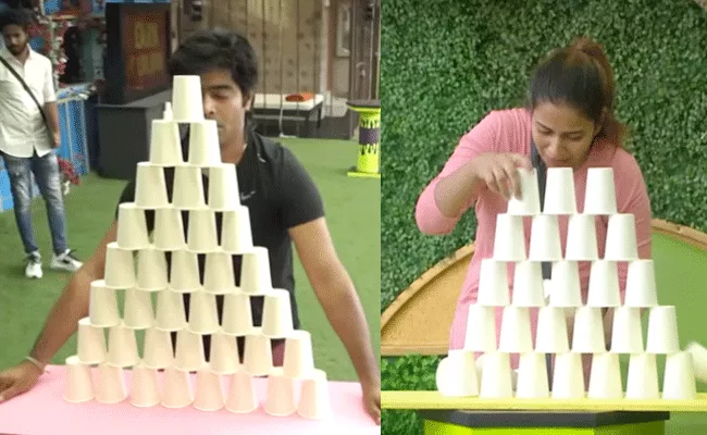 Bigg Boss 6 Telugu: New Challenge For Revanth And Inaya Sultana - Sakshi