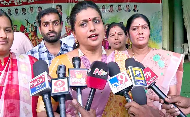 Minister RK Roja Interesting Comments About Her Family - Sakshi