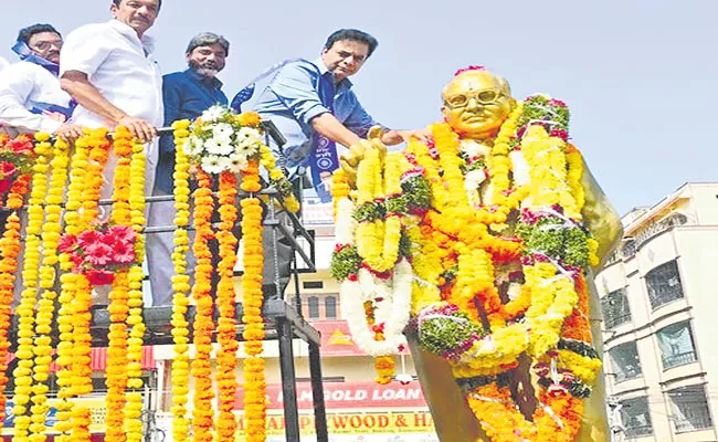 Minister KTR Inaugurates Development Works Worth Rs 55 Crore In LB Nagar - Sakshi