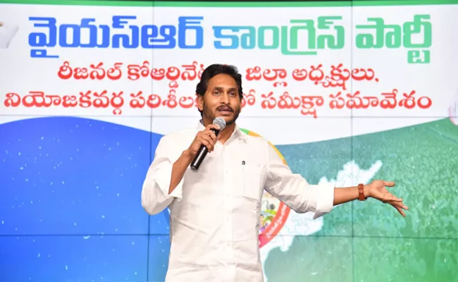 CM YS Jagan Meeting with YSRCP Leaders at Tadepalli - Sakshi