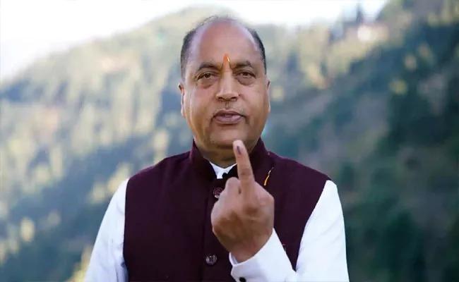 Jairam Thakur: BJP Lost Himachal Polls by Less than 1 Percent Vote Shar - Sakshi