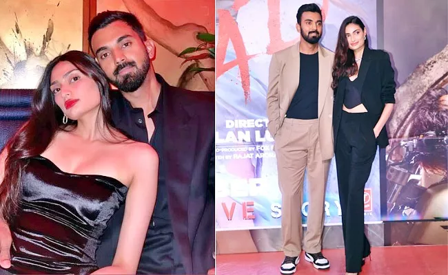 Athiya Shetty and KL Rahul celebrate new year in Dubai - Sakshi