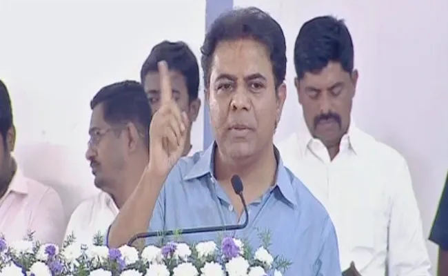 Minister KTR Challenges Kishan Reddy And Bandi Sanjay - Sakshi