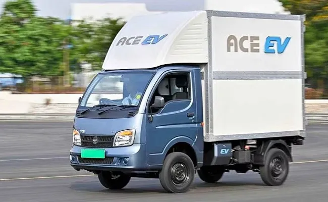 Tata Motors Starts Deliveries In India, Ev Version Of Mini Truck Ace - Sakshi