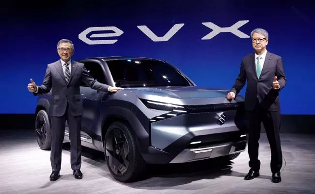 Auto Expo 2023 Maruti Concept Electric SUV eVX Showcased - Sakshi