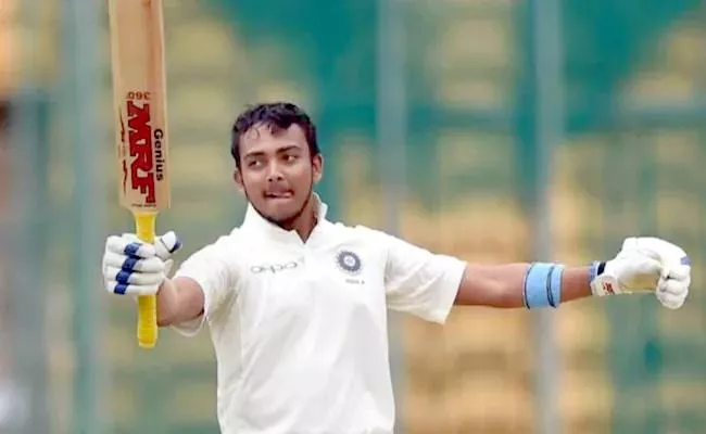 Prithvi Shaw Only Indian To Achieve This Record In Domestic Cricket - Sakshi