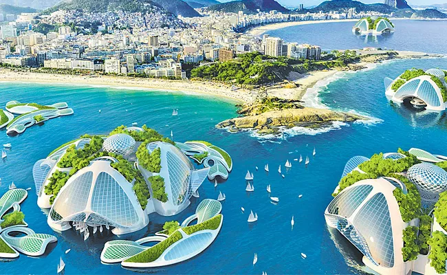 Belgian Architect Designed Underwater Village Aequorea With Skyscrapers - Sakshi