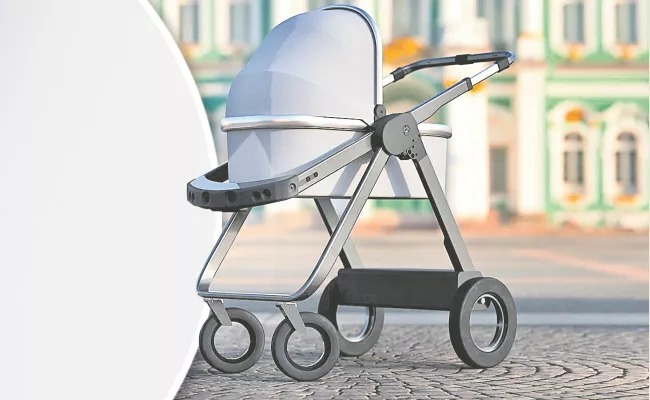 Kids Gadget: Smooth Stroller For Small Kids Named Yella - Sakshi