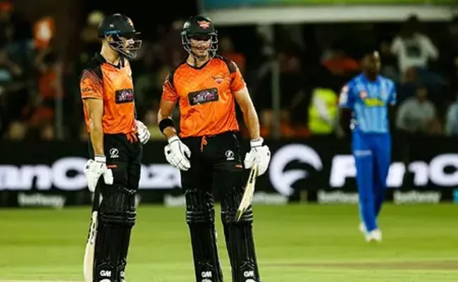 Stubbs, Markram help Sunrisers edge MI Cape Town  - Sakshi