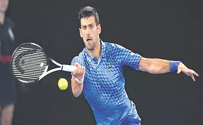 Novak Djokovic Cruises To Straight Sets Win in Australian Open Return - Sakshi