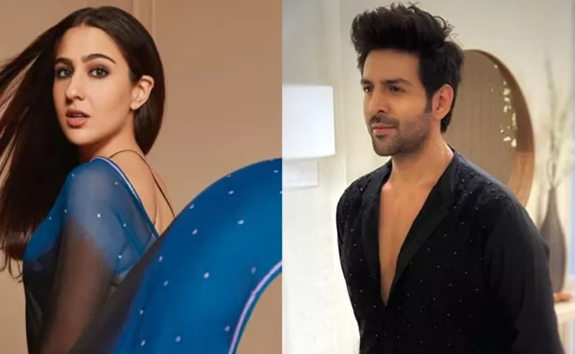 Ex Lovers Kartik Aaryan and Sara Ali Khan welcome 2023 together in London - Sakshi