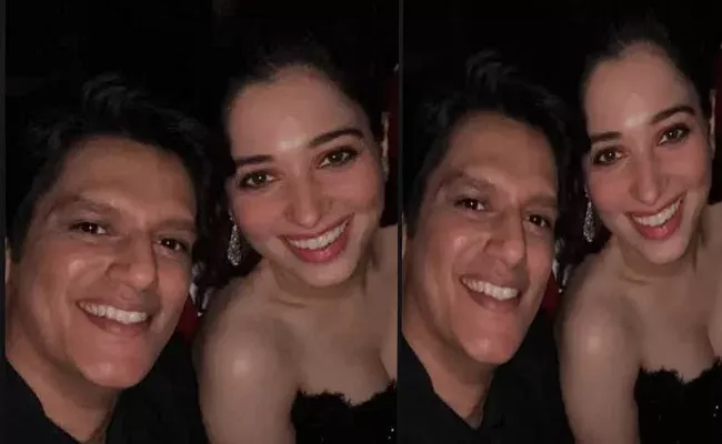 Tamannaah Bhatia and Vijay Varma spotted kissing at New Year Video Goes Viral - Sakshi