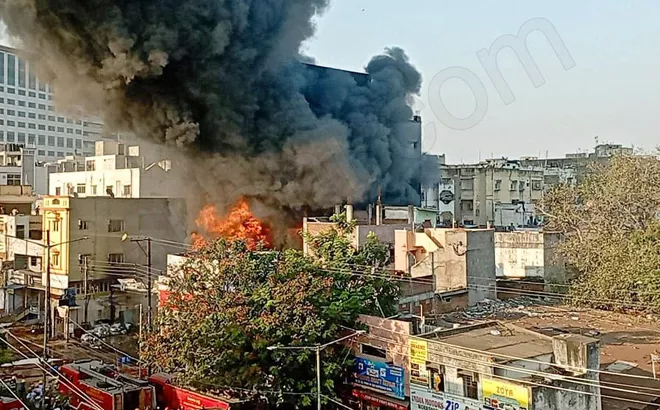 Secunderabad Deccan Mall Fire Incident Case Filed Building Owner - Sakshi