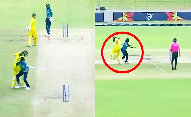 Controversial Run-Out In U19 Womens T20 World Cup Viral SL VS AUS - Sakshi