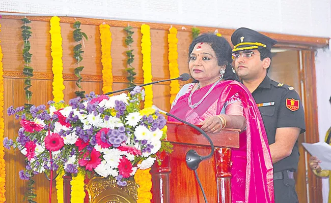 Governor Tamilisai Soundararajan Attend 64th Foundation Day Of NIRDPR - Sakshi