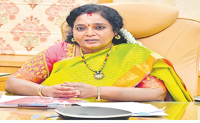 Tamilisai Soundararajan At Conference Of Recent Trends in Space Sector: New India - Sakshi