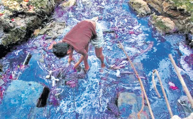 Your beloved blue jeans are Polluting the ocean - Sakshi