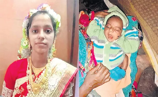 Woman Commits Suicide With Child In Tamil Nadu Due To Dowry harassment - Sakshi