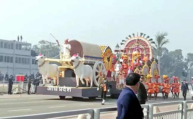 Republic Day Parade Rehearsals: Entertaining AP Shaktam - Sakshi