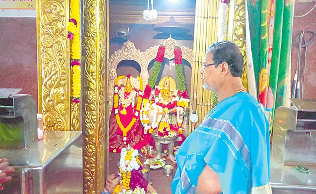 Vasant Panchami Celebrations in Basara Temple - Sakshi